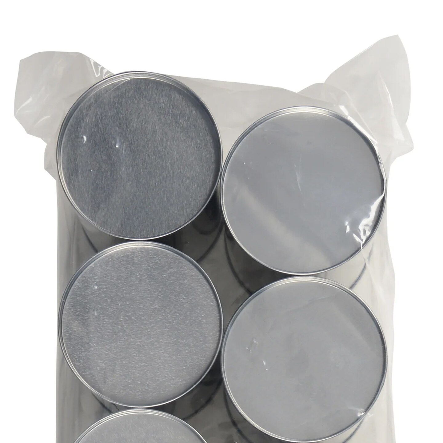 12 Count Metal Tin Plated Steel Cans For Can Knocker Game 3.5 Inch
