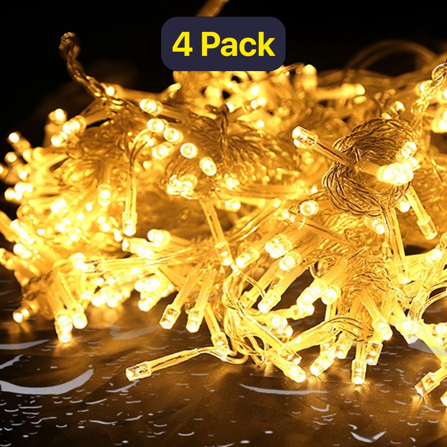 Romantic 200 LED Curtain Lights – 8 Lighting Modes with US Plug (6ft x 9ft)