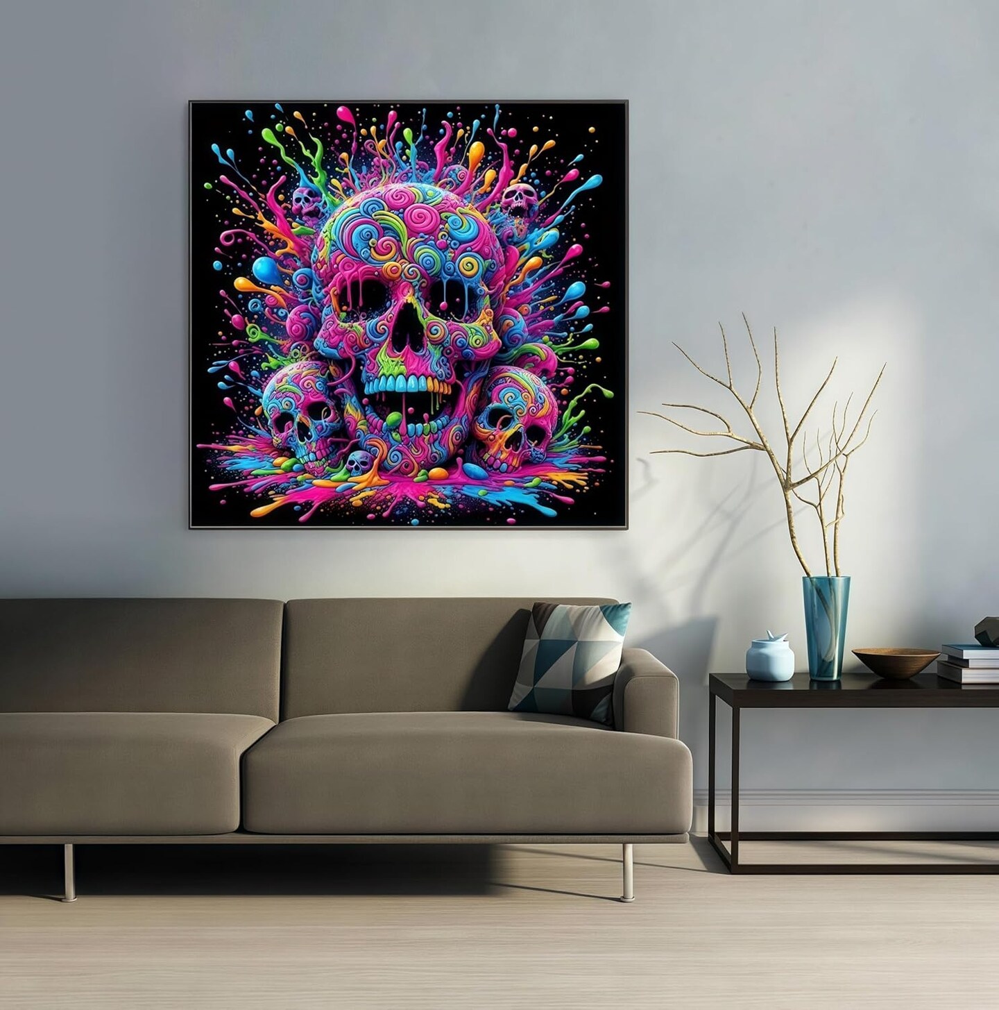 5D Skull Diamond Painting Kits for Adults