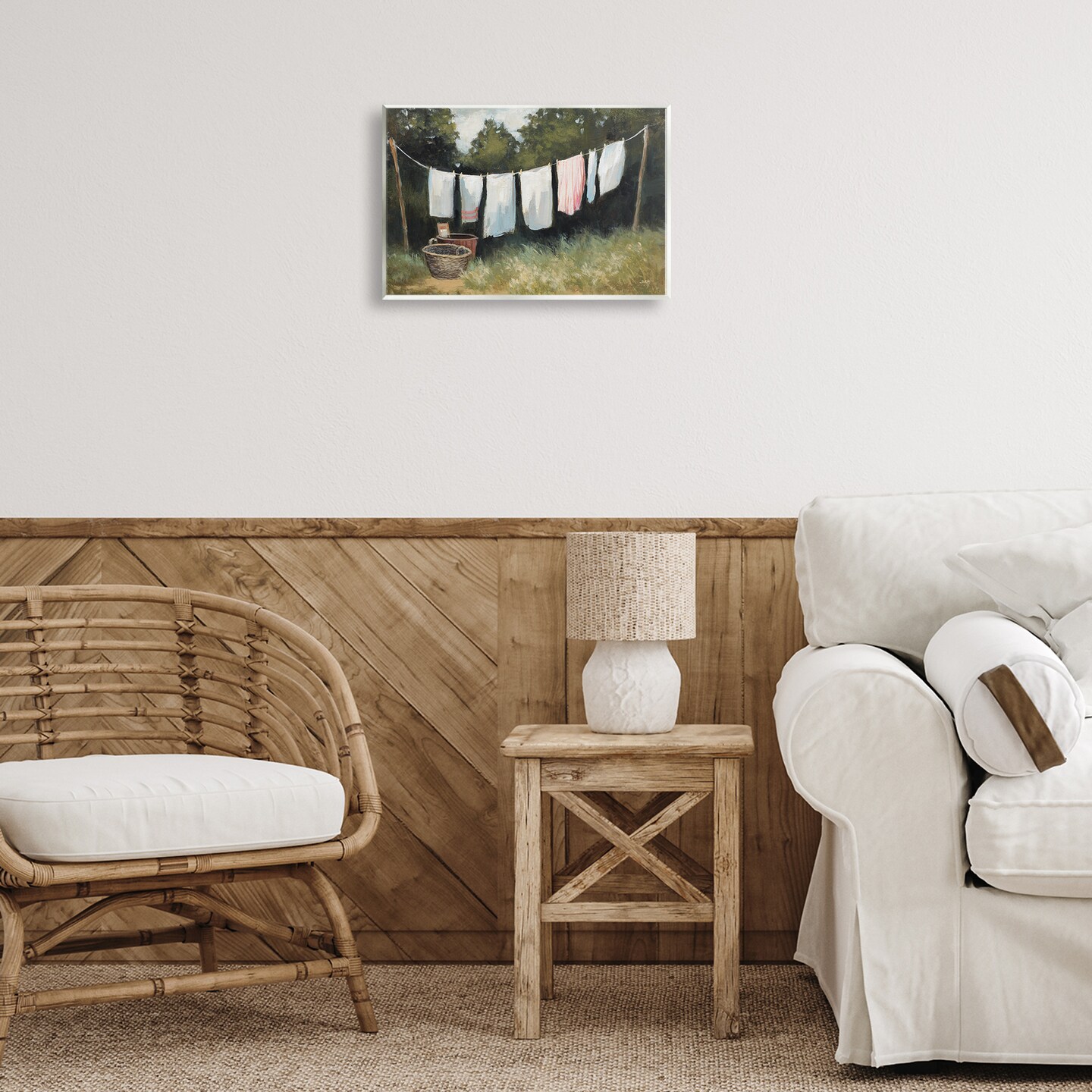 Stupell Industries Laundry Out To Dry Wall Plaque Art Design by Julia Purinton