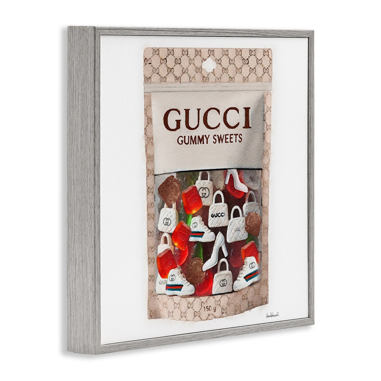 Stupell Industries Glam Fashion Candies Framed Giclee Wall Art Design by Amanda Greenwood