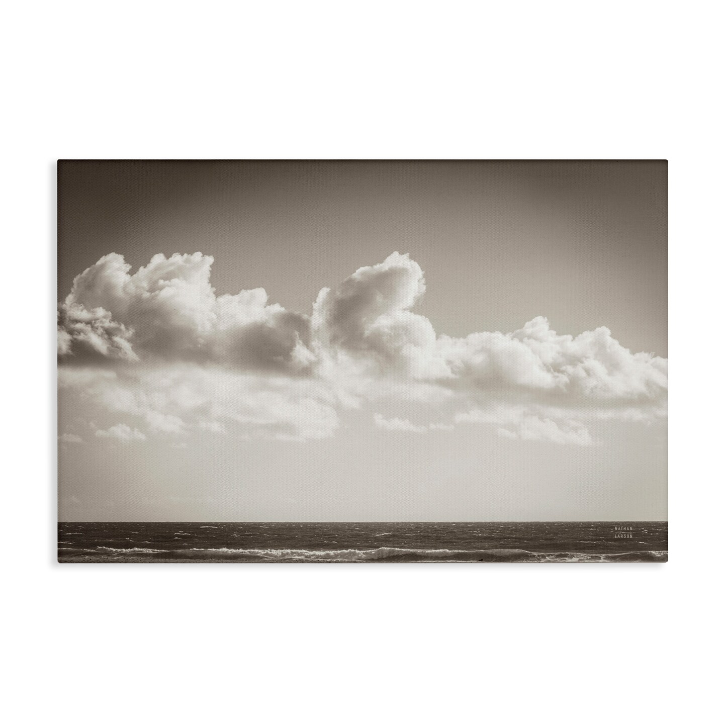 Stupell Industries Clouds over Venice Beach Canvas Wall Art Design by Nathan Larson