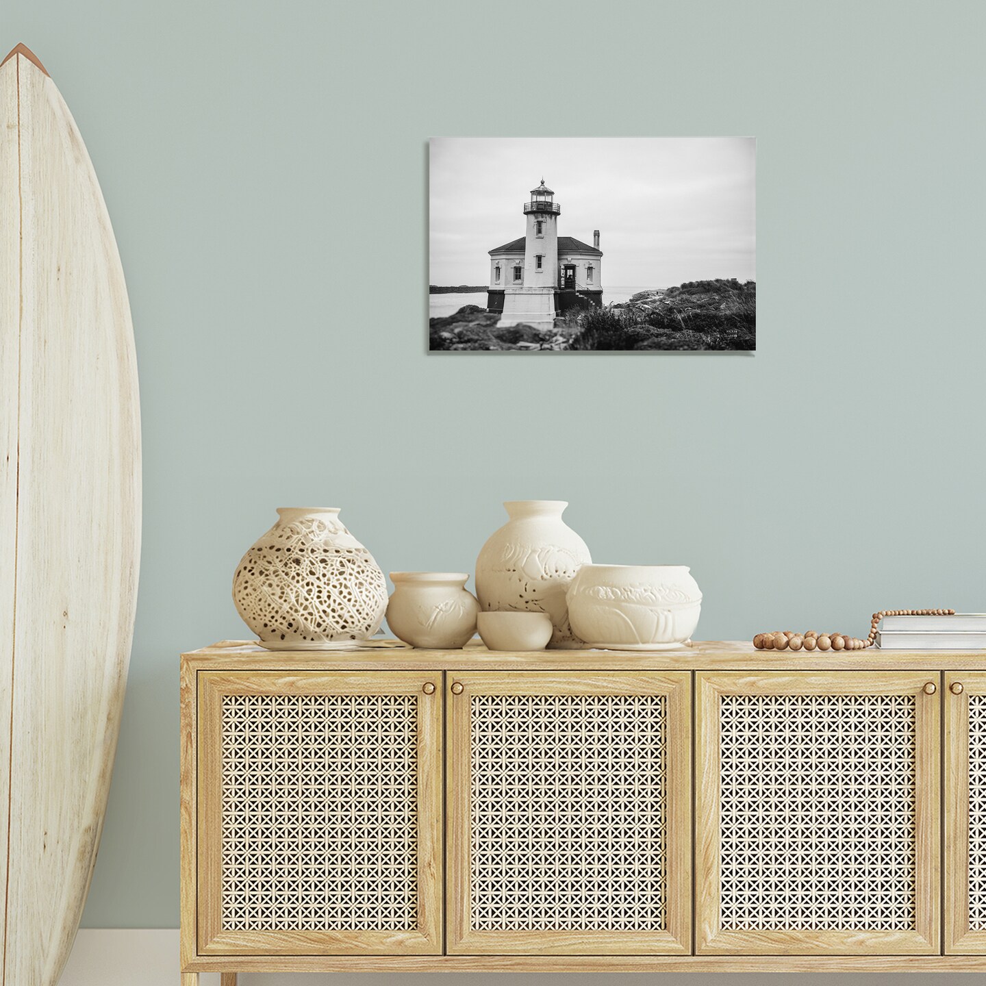 Stupell Industries Looking Out Lighthouse Canvas Wall Art Design by Nathan Larson