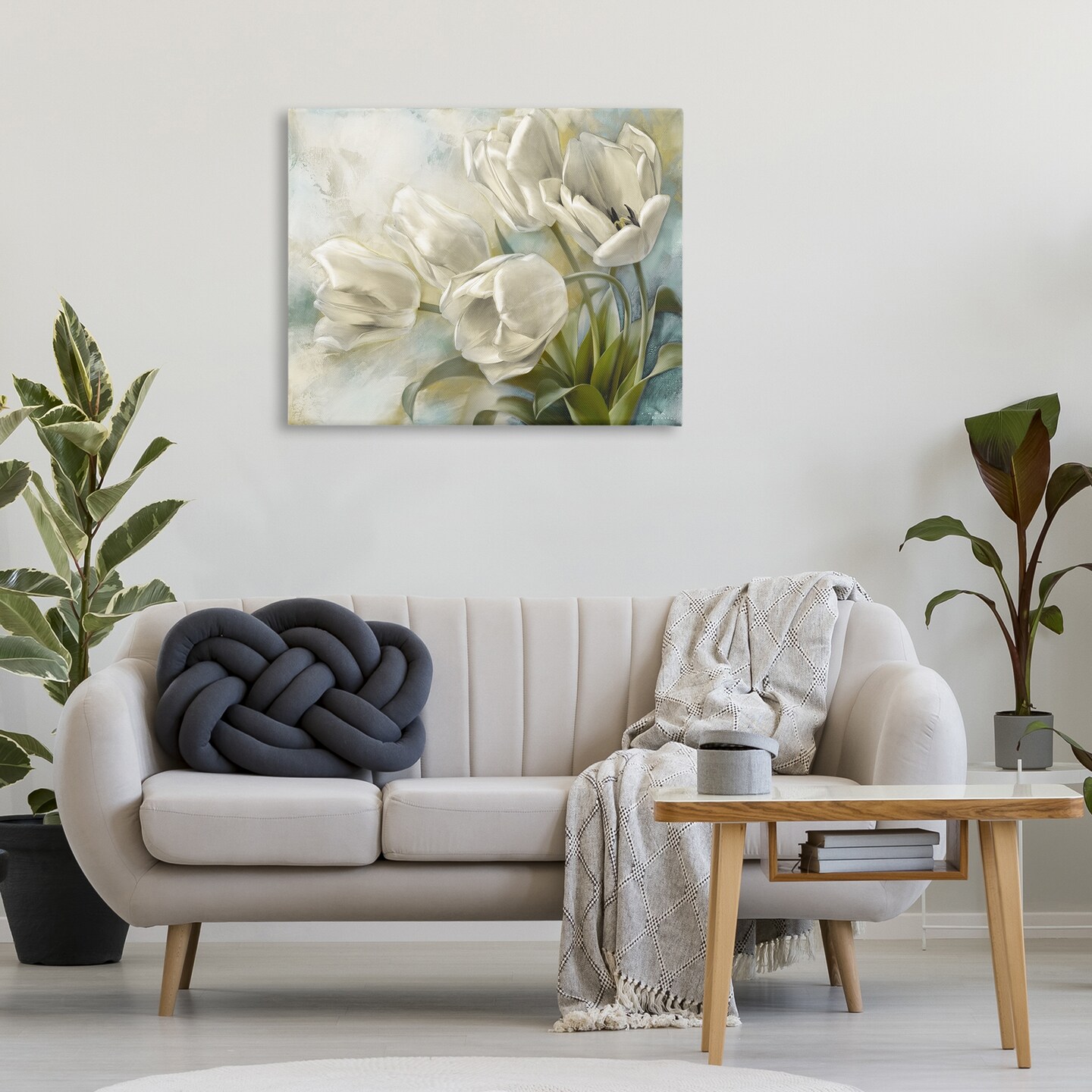Stupell Industries Curling Tulip Blooms Canvas Wall Art Design by Igor Levashov
