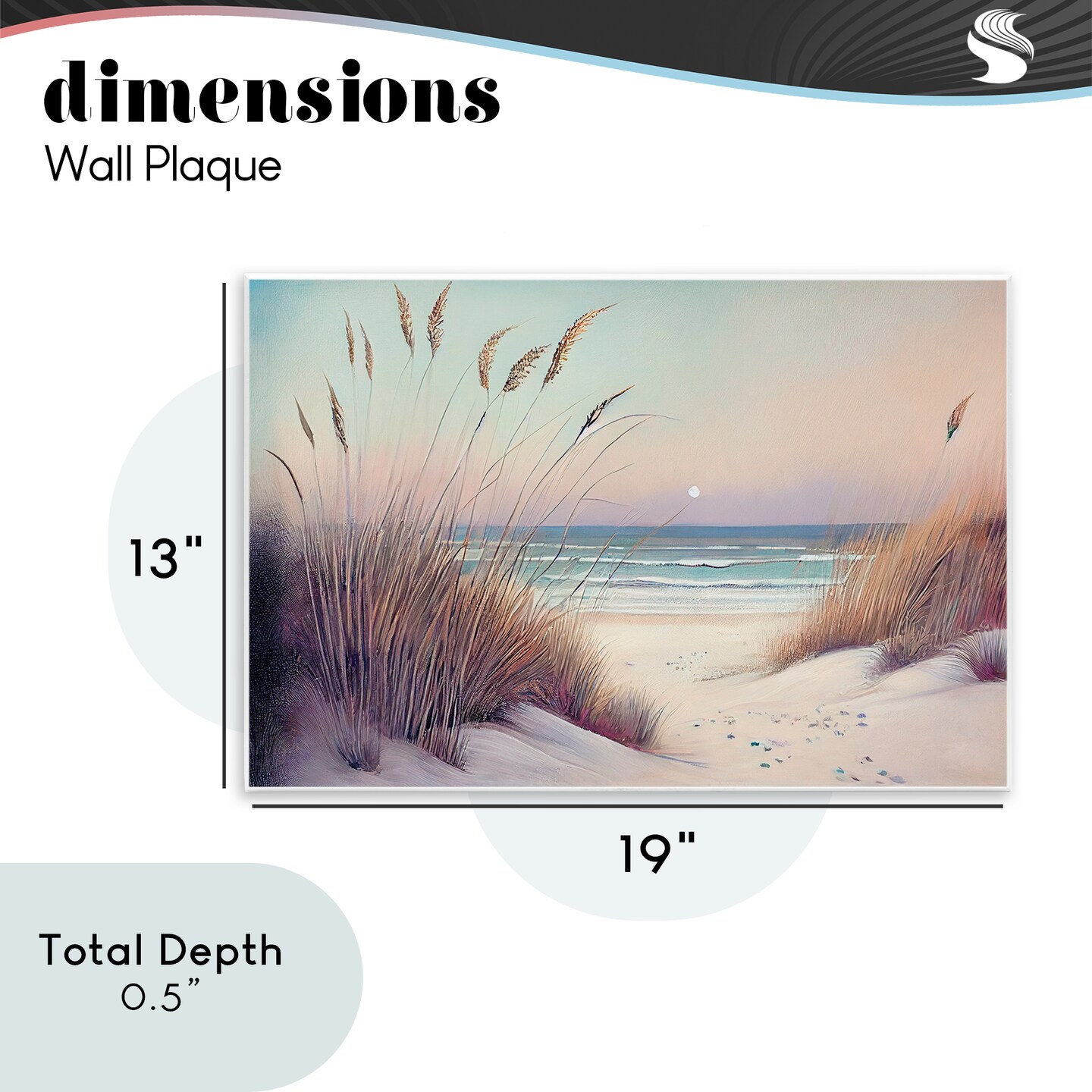 Stupell Industries Euphoria Beach Dunes View Wall Plaque, design by Sasha