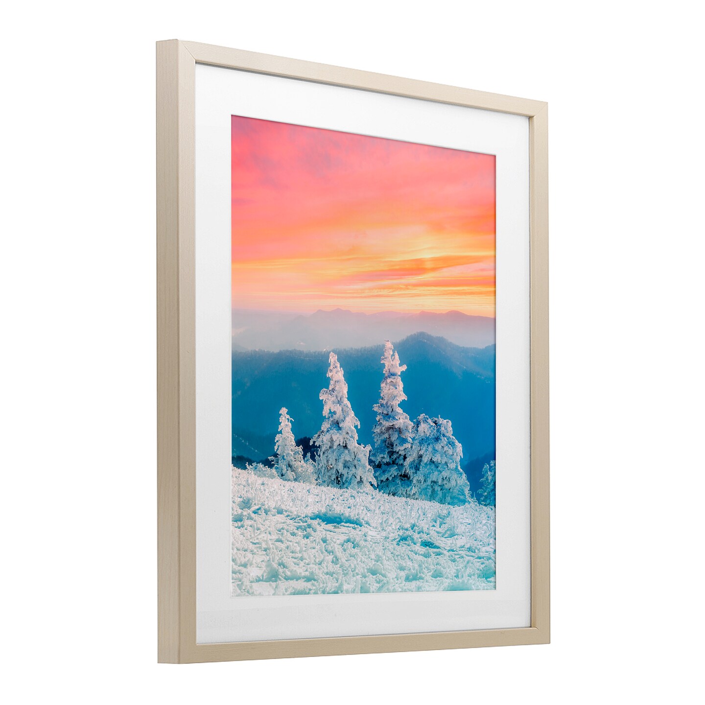Stupell Industries Fire And Ice Sunset Framed Print Under Glass, design by Jared Kreiss