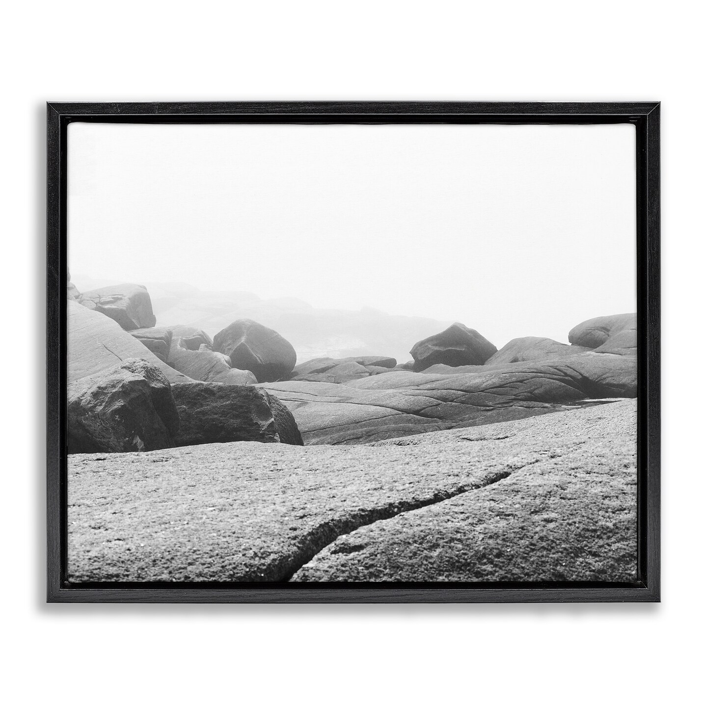 Stupell Industries Rocks at Peggy's Cove Floating Frame, design by Clive Branson