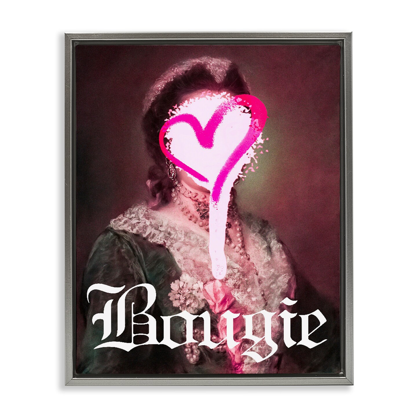 Stupell Industries Bougie Classical Portrait Floating Frame, design by Lil' Rue