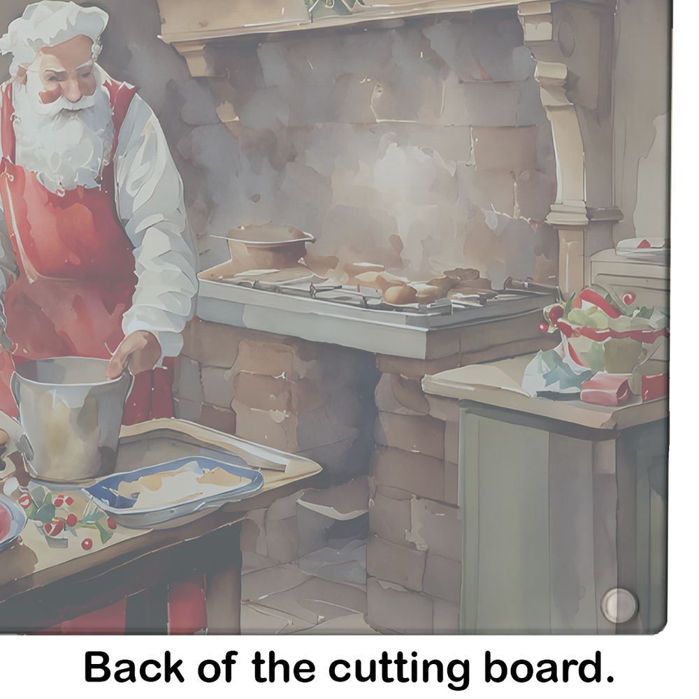 Edge Collections - 12" X 15" - Christmas Tempered Glass Cutting Board, Chopping Board - 1 Unit