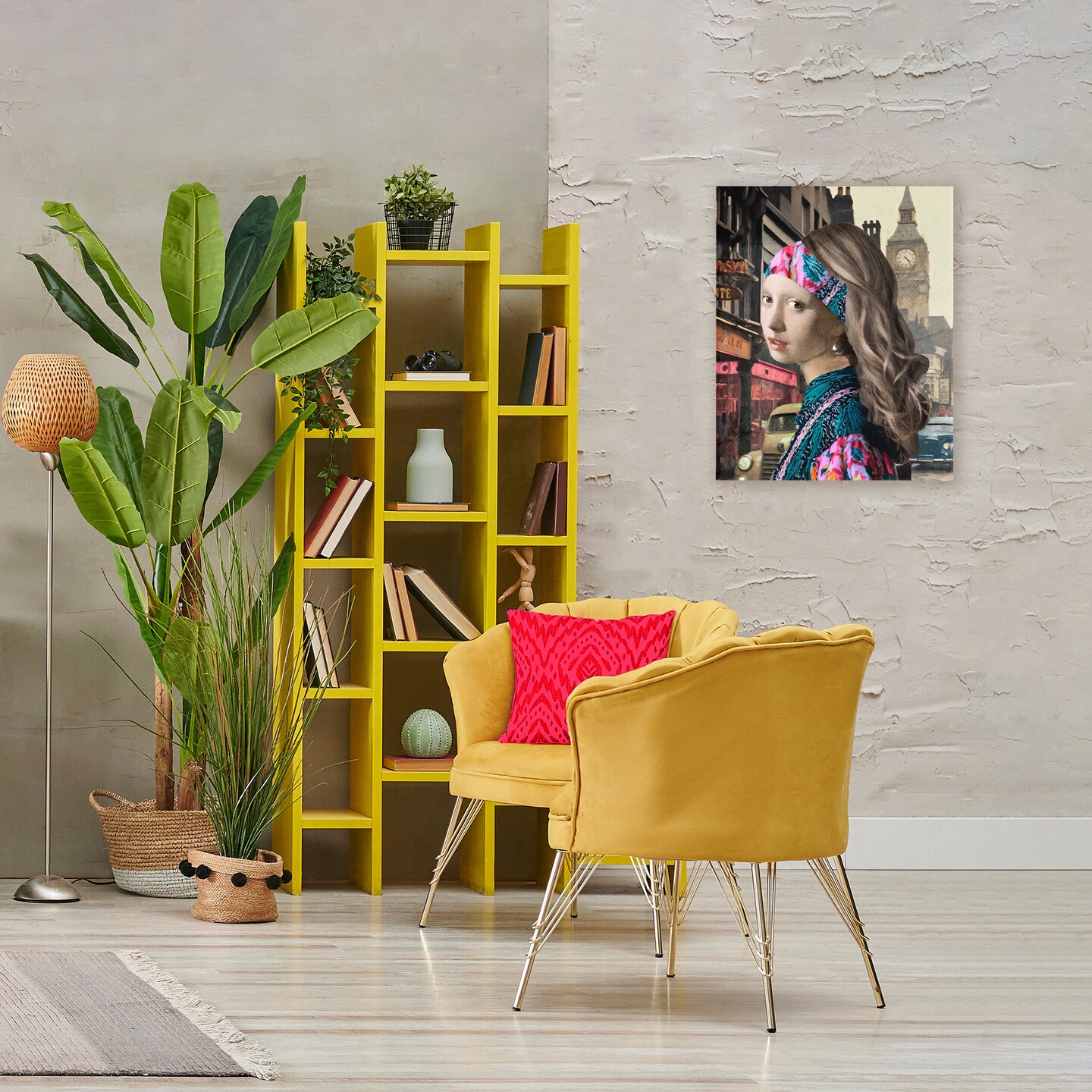 Stupell Industries Carnaby Street Remix Painting Canvas, design by Sasha