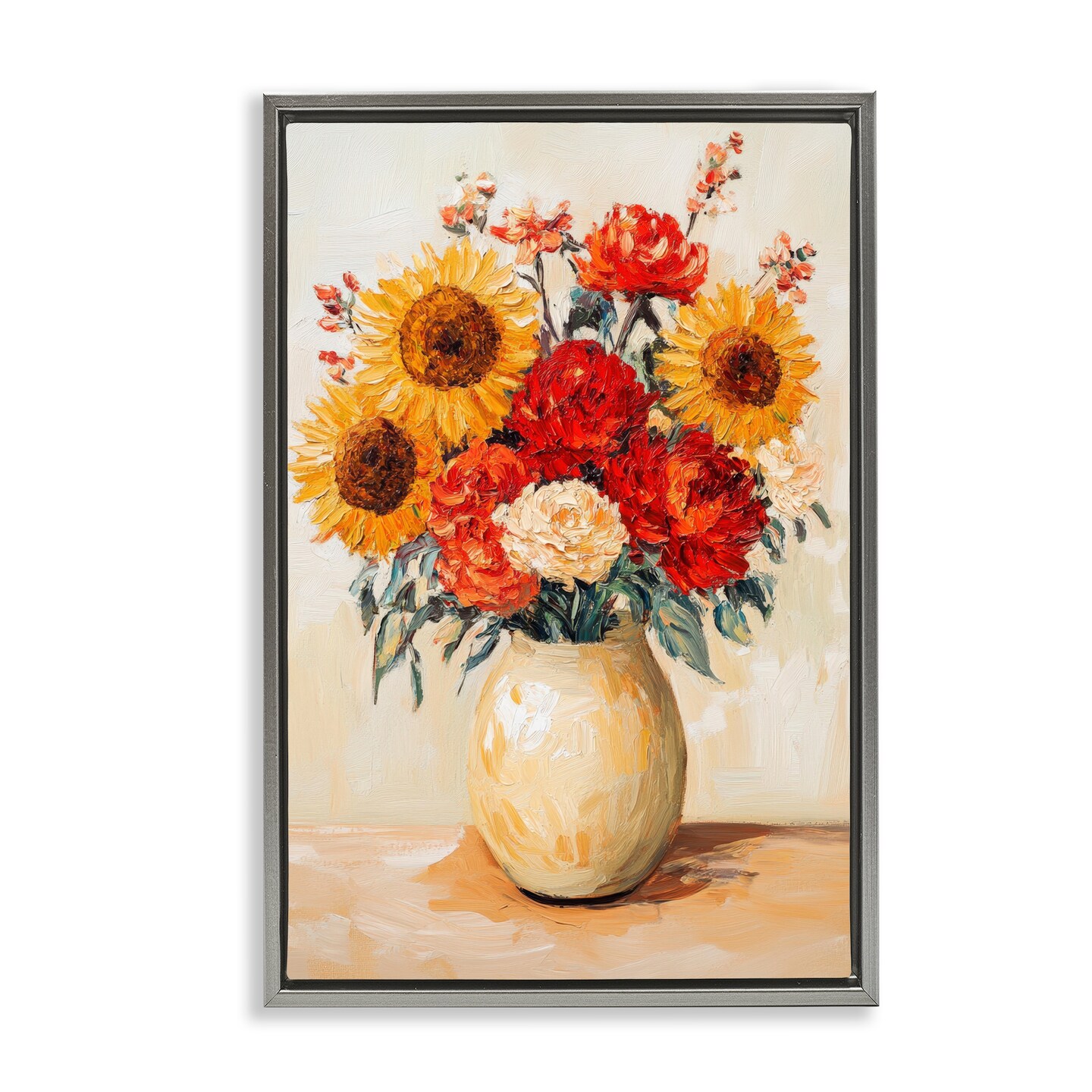 Stupell Industries Charming Bouquet of Fall Floating Frame, design by Petal Prints Design