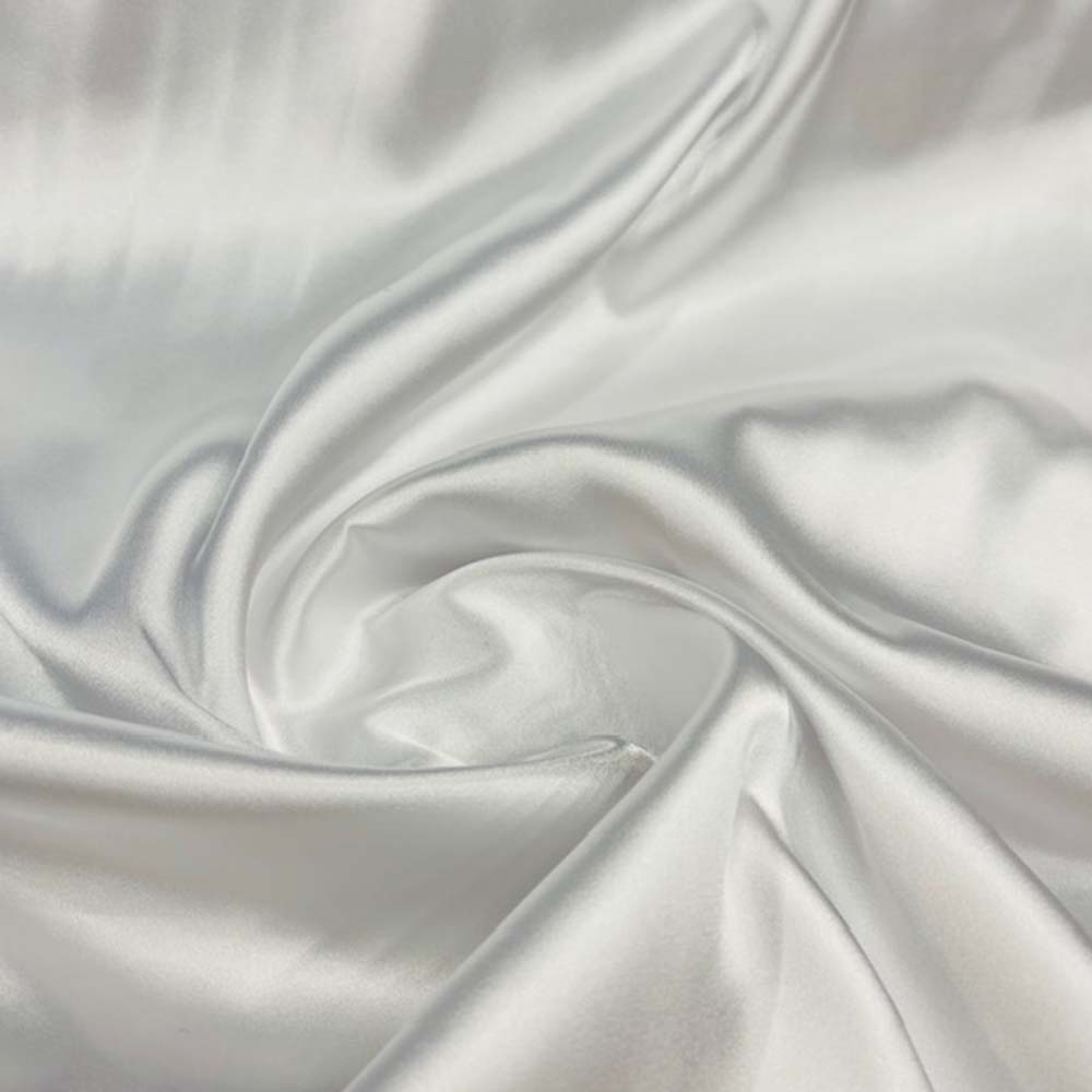 1 Yard Premium Bridal Satin Fabric Glossy Soft Material for Gowns 60 Inch Width