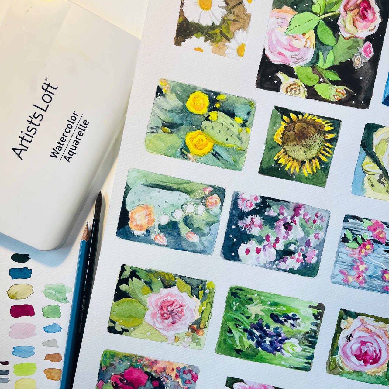 30 Watercolor Flower Studies for Painting Practice, Part II