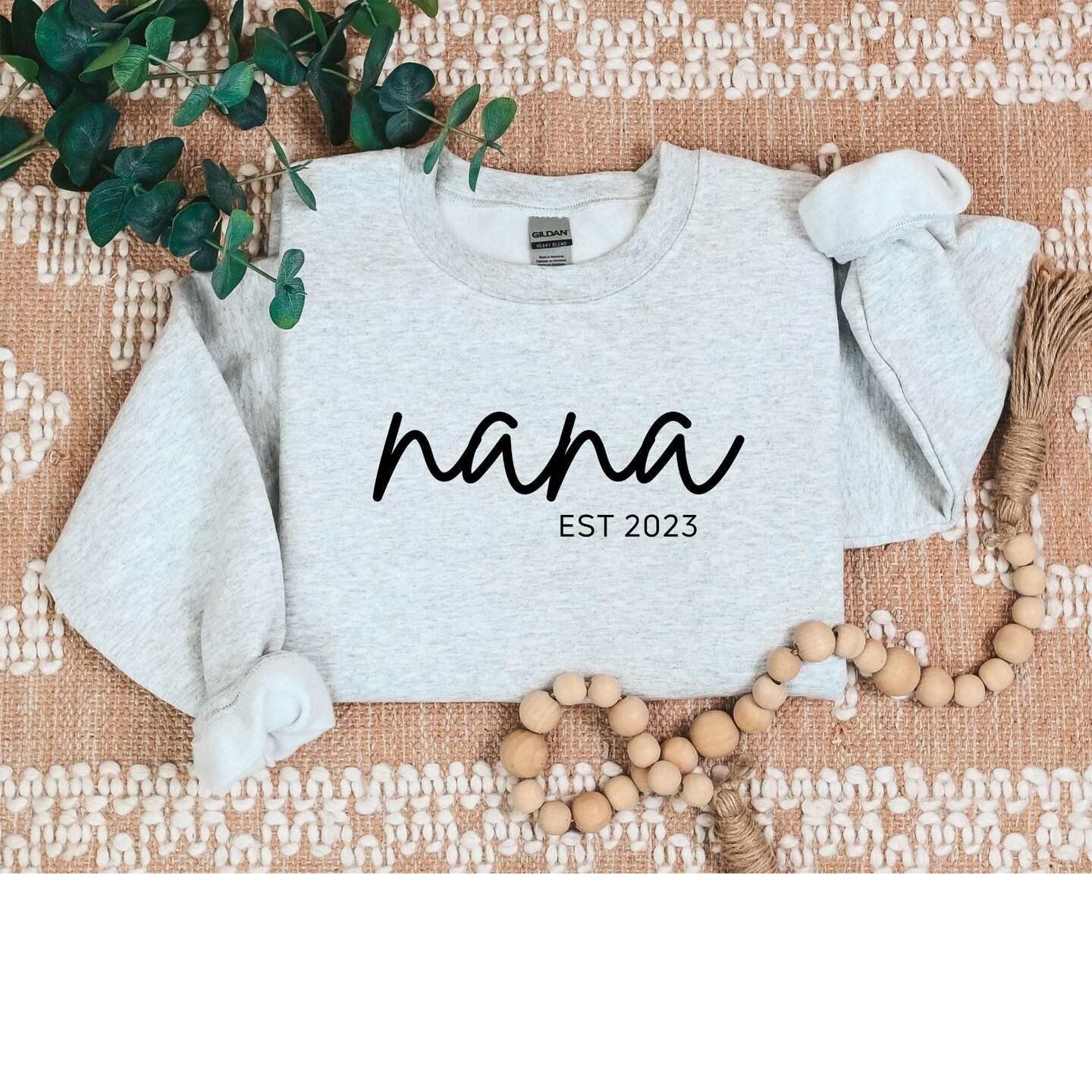 Personalized Nana Est Sweatshirt Custom Nana Shirt Mothers Day Gift Gift for Nana | MC_4_403 product 4
