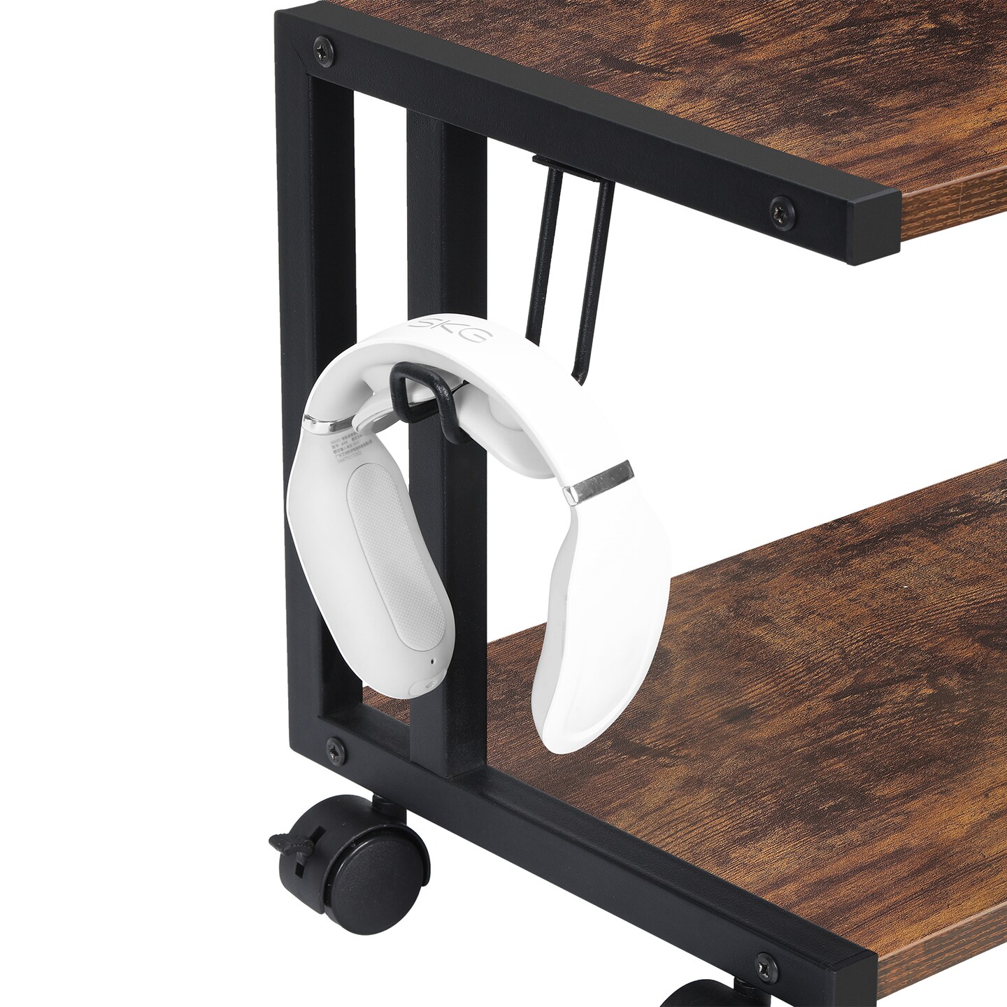 2-Tier Printer Stand Can Be Used As Desk Shelf Or under Desk Organizer