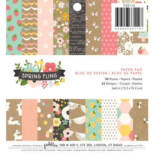 Pebbles Garden Party 6x6 Paper Pad