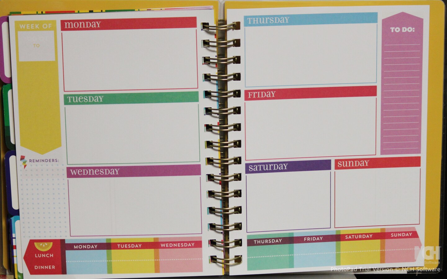 Pen + Gear Undated Weekly/Monthly Planner
