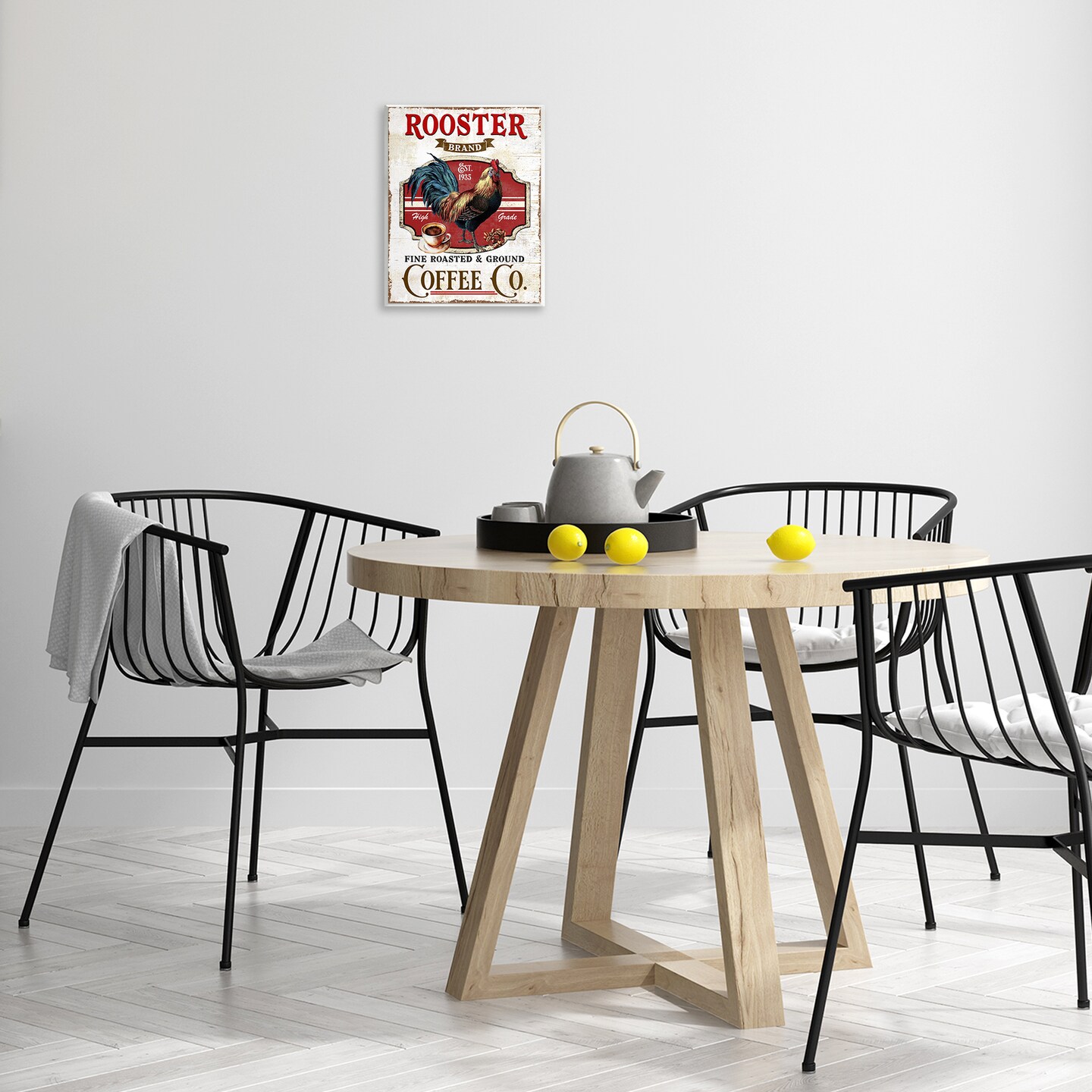 Stupell Industries Rooster Brand Coffee Co Wall Plaque Art Design by Creatif Belle