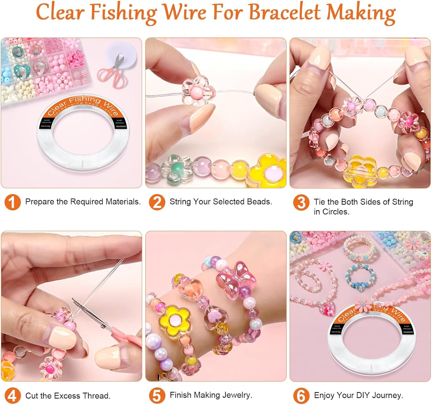 Clear Fishing Line Wire 755 ft