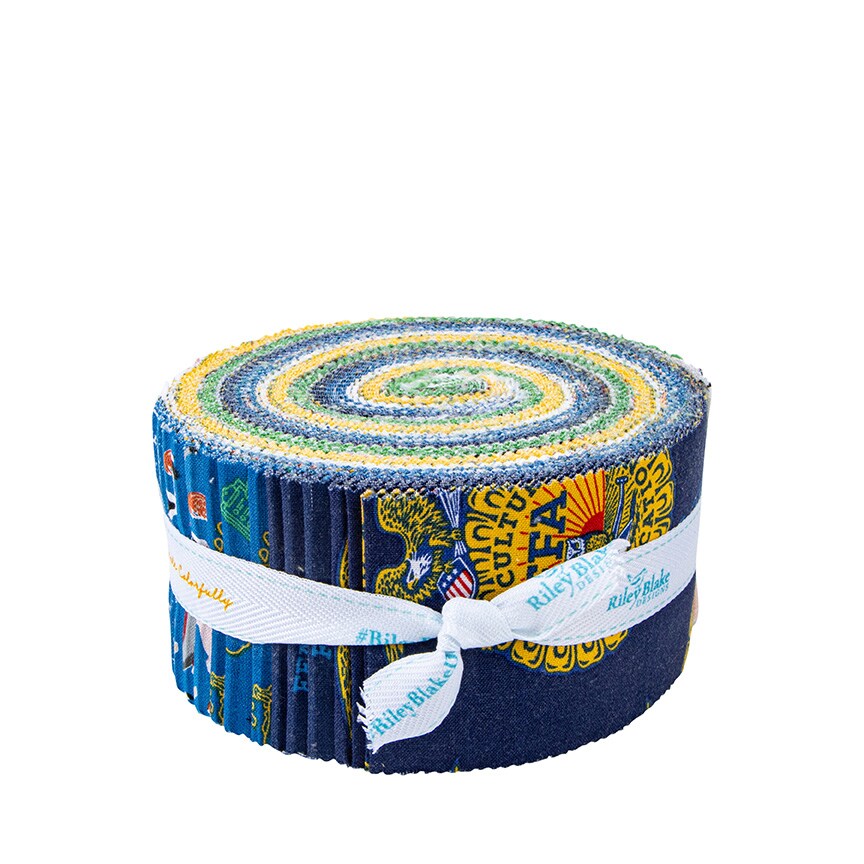 FFA Forever Blue 2 2.5" Strip Roll (Jelly Roll / Rolie Polie) by Riley Blake Designs for Riley Blake (RP-15850-40)