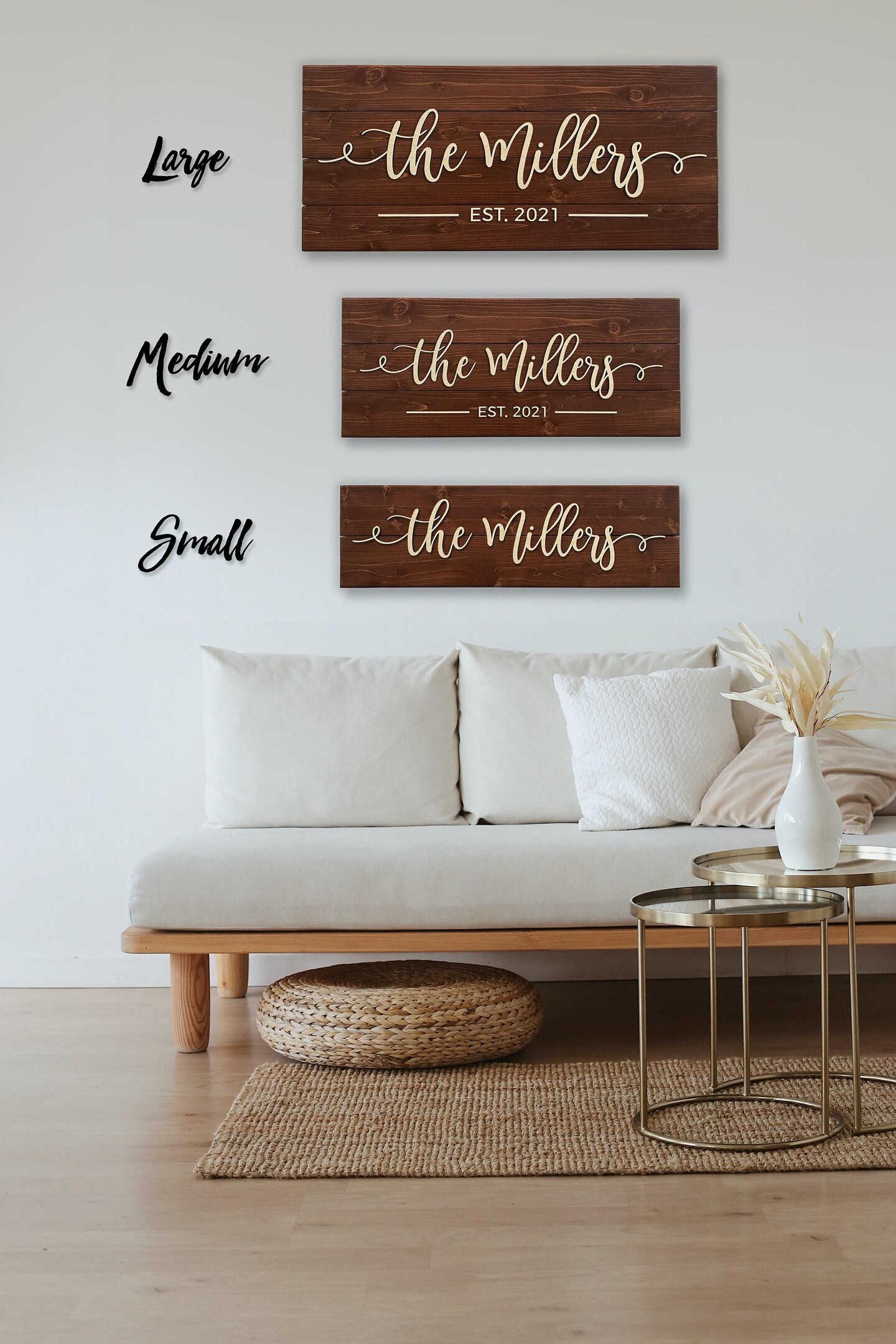House Warming Gifts, Realtor Gift, Closing Gift, Wall Decor, Farmhouse Sign, Name Sign, Engagement Gift, Wedding Gift, New Home product 4