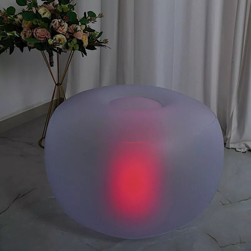 13x22 Assorted Air Candy Inflatable Light Up OTTOMAN LED Furniture Party Events