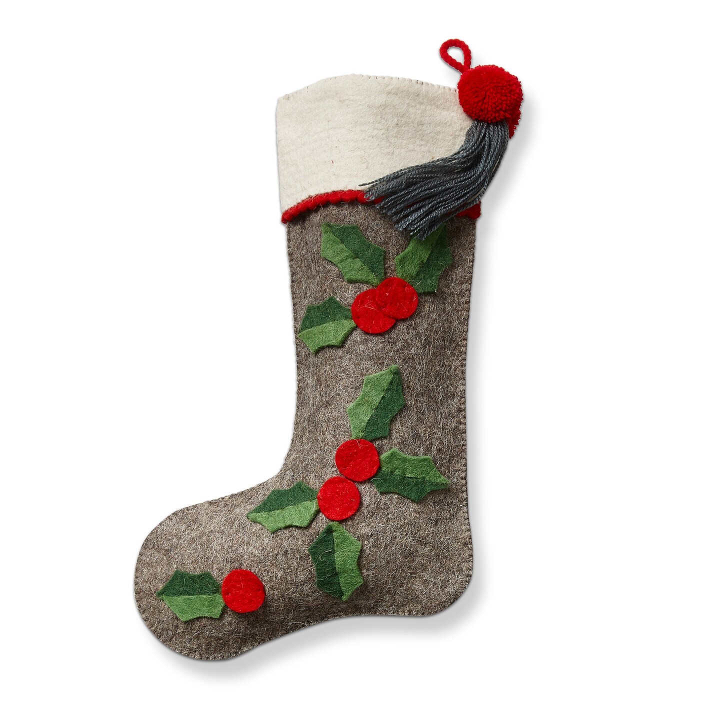 Holly Stocking
