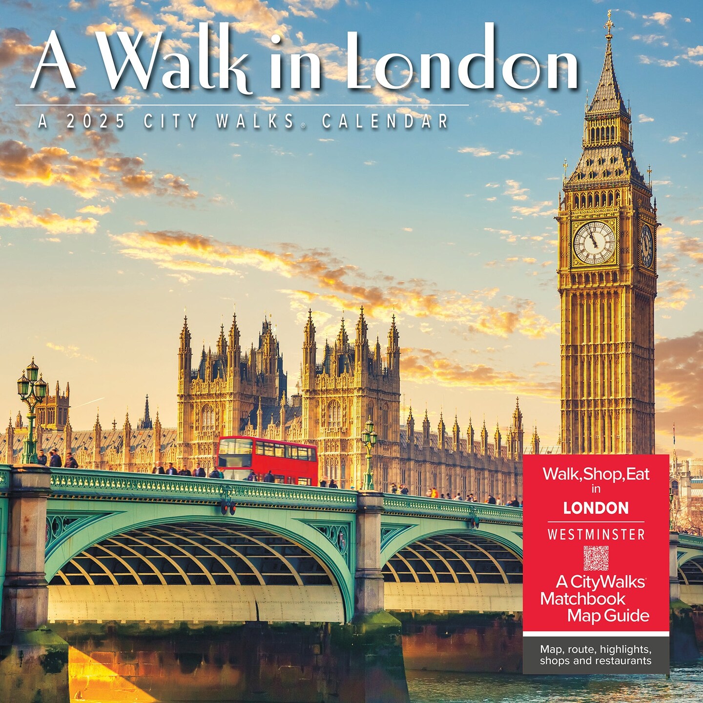 A Walk in London 2025 Wall Calendar