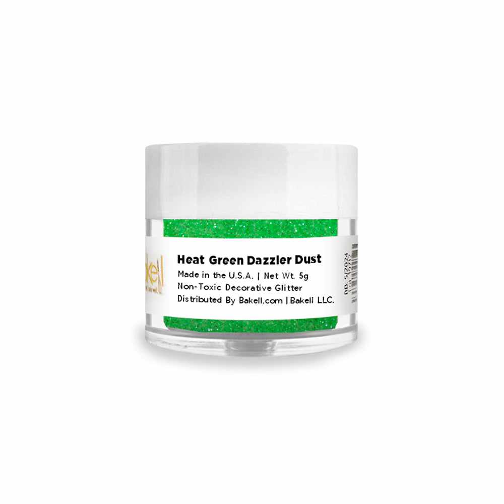 Heat Green Dazzler Dust&#xAE; 5 Gram Jar