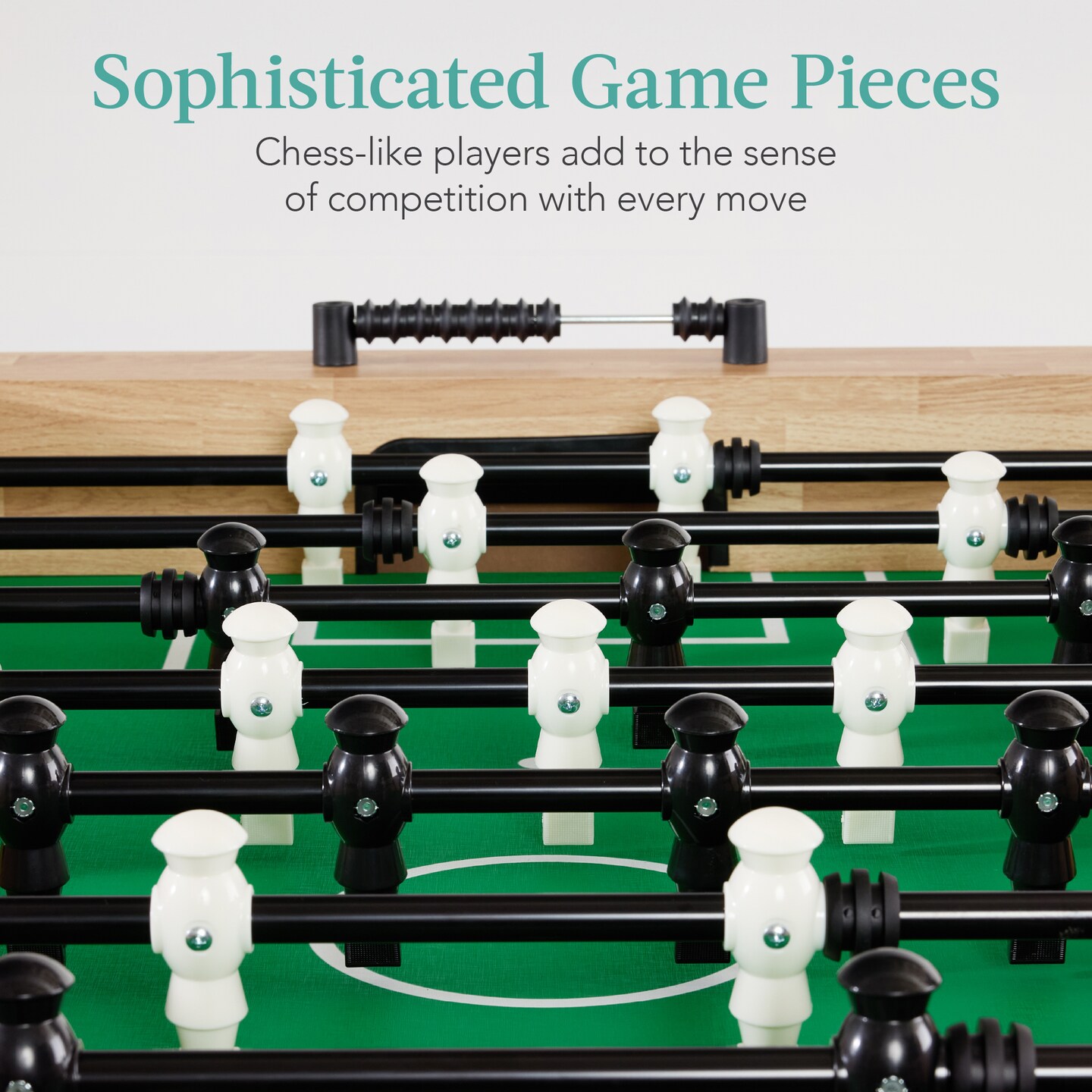 Best Choice Products Full Size 54in Regulation Foosball Table for Home, Game Room w/ 2 Balls, 2 Cup Holders