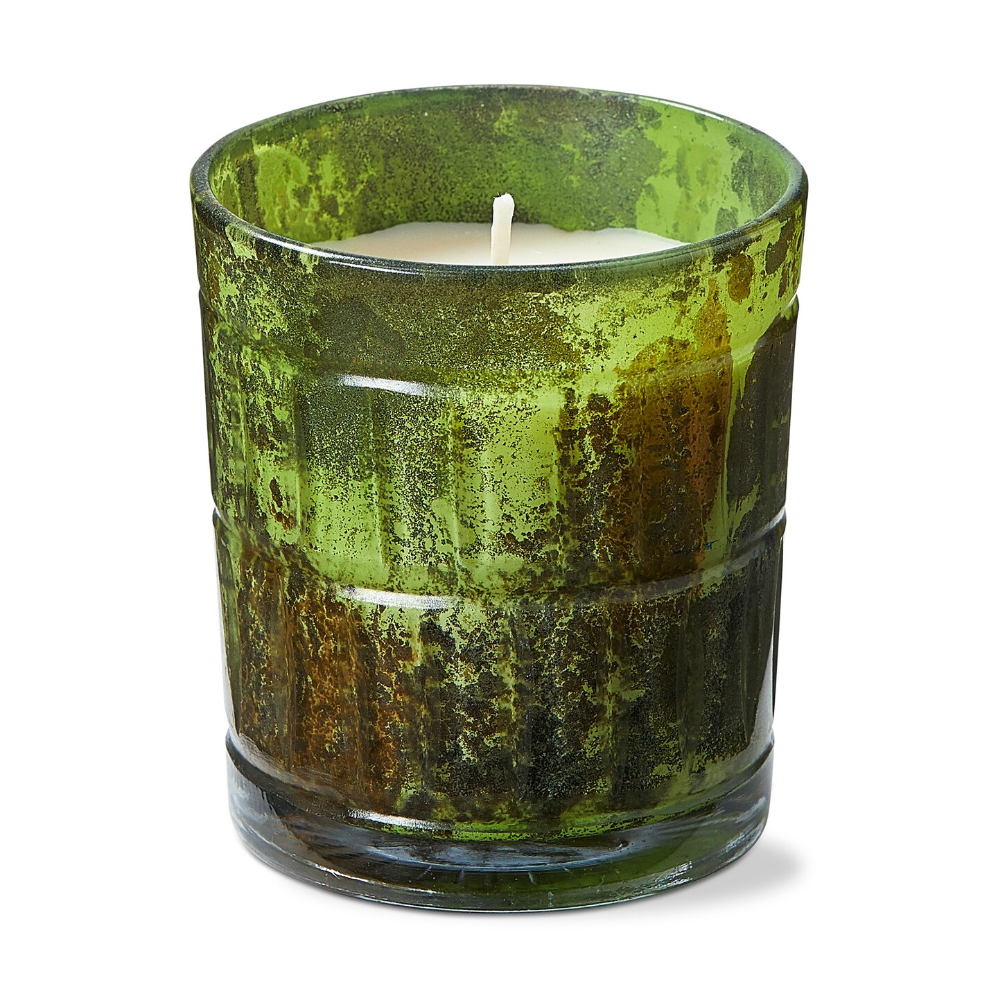 Dk Amber+Char Birch Votive Candle Sm