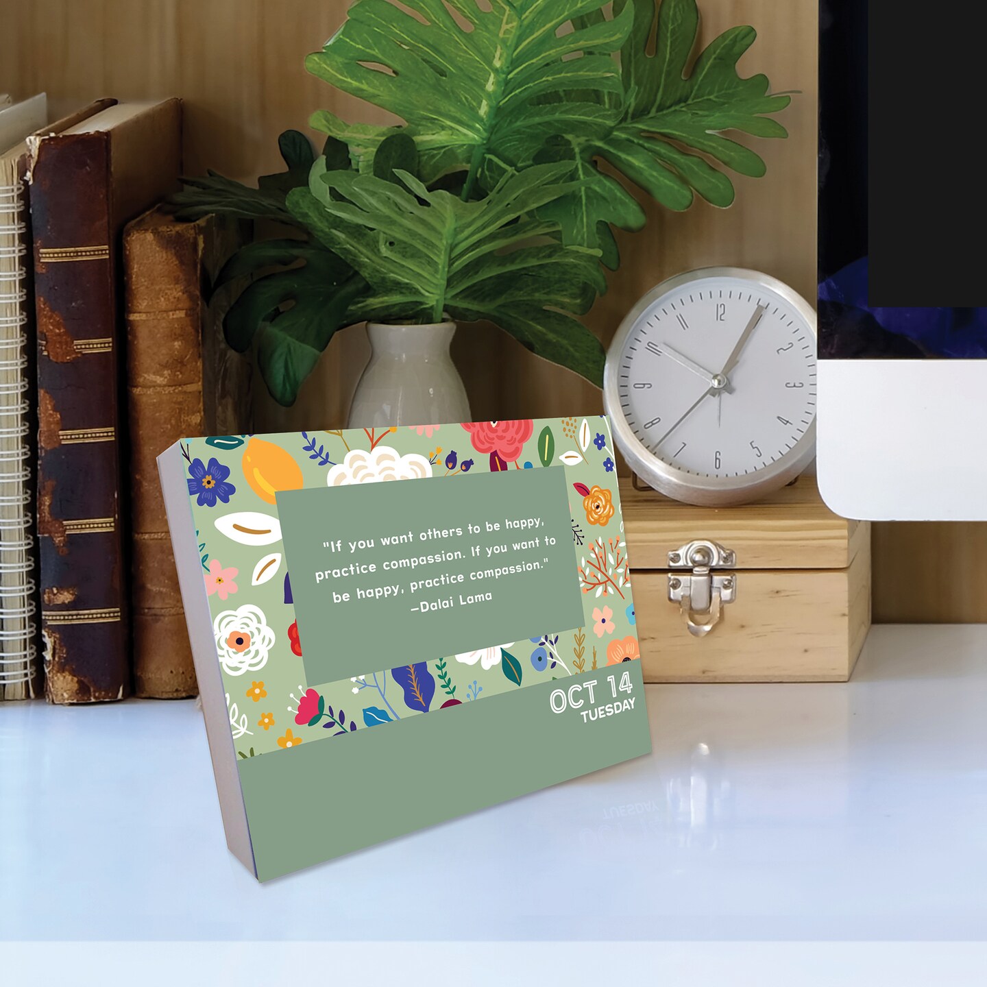 365 Days of Positivity 2025 Box Calendar, Daily Desktop