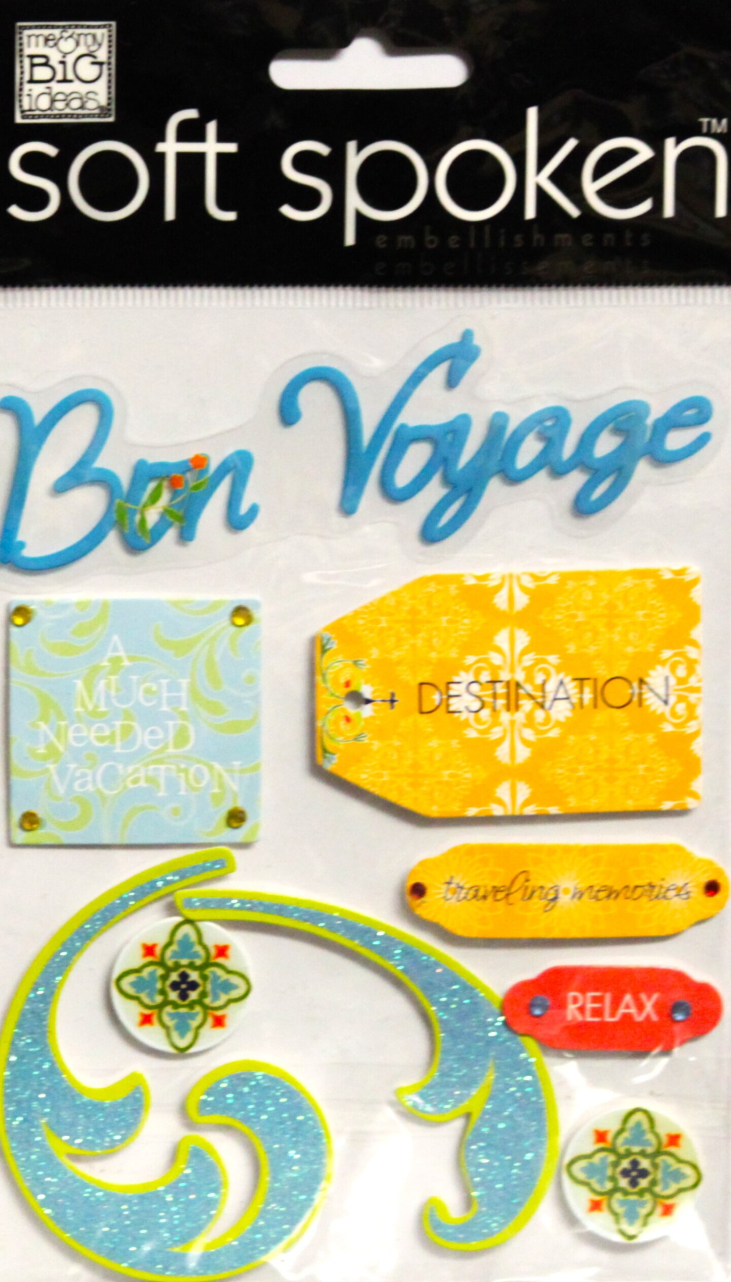 Me &#x26; My Big Ideas Bon Voyage Dimensional Stickers