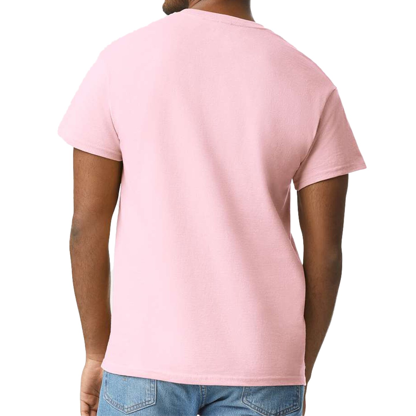 Gildan Unisex Ultra Cotton T-Shirt Craft Bundle, Short Sleeve Crewneck Blank Tee, Light Pink, S–5XL