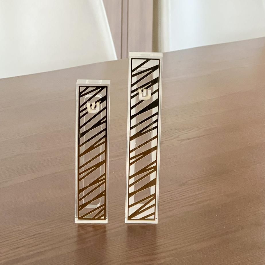 Lucite &#x26; Laser Cut Mezuzah Case