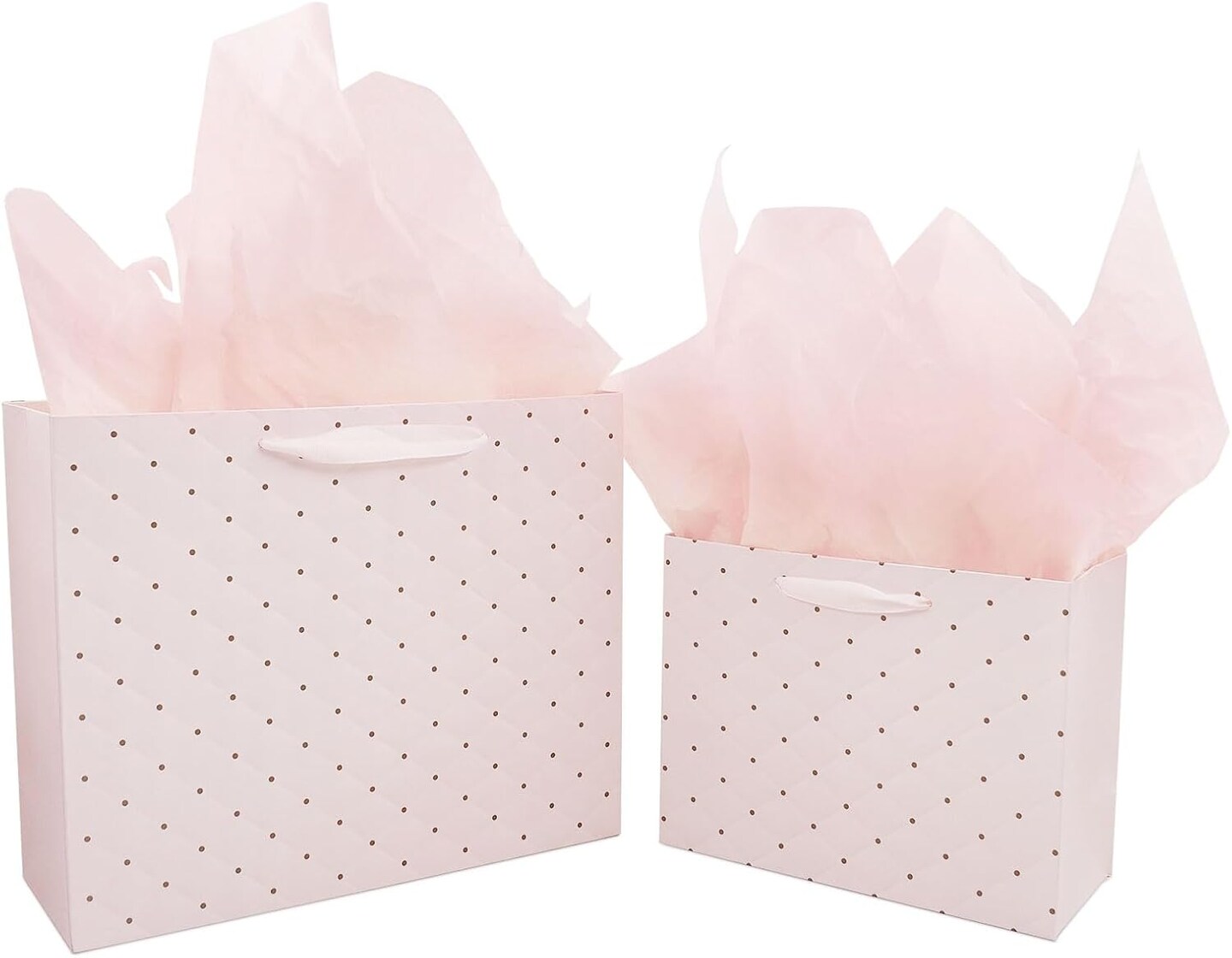 Pink Gift Bags with Tissue Paper & Handles – Large 13” & Medium 9” Paper Gift Bags for Birthdays, Bridal Showers, Weddings, Mother’s Day & Special Occasions