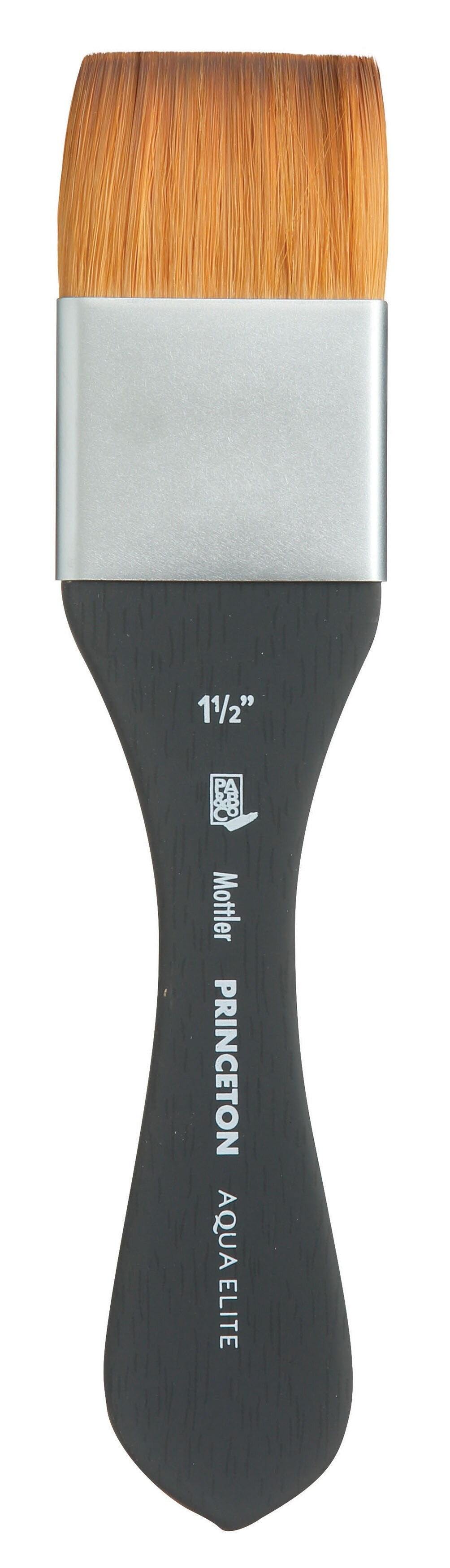 Princeton Series 4850 Aqua Elite Synthetic Watercolor Brush-Short Handle Mottler 1 1/2"