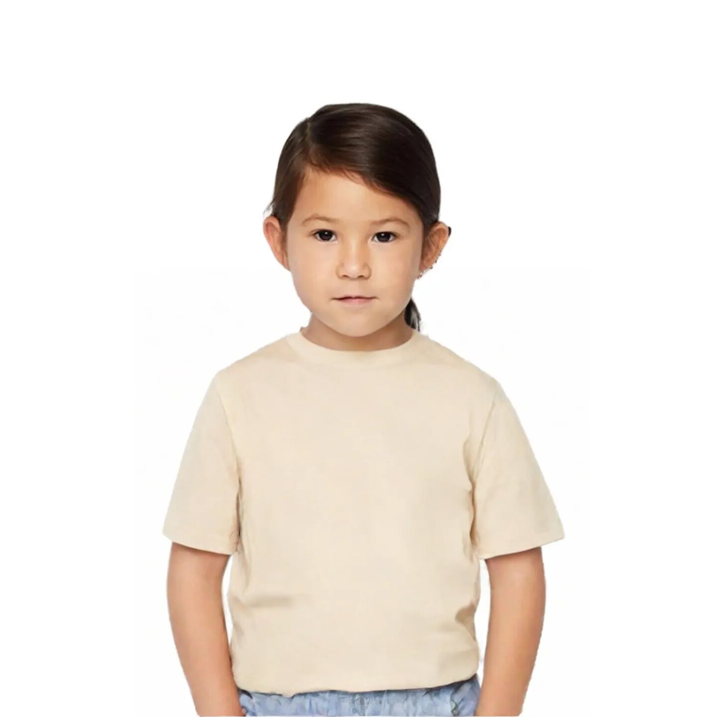 BELLA+CANVAS Toddler Jersey Tee Soft Cotton Crew Neck Short Sleeve Kids T-Shirt Everyday Wear