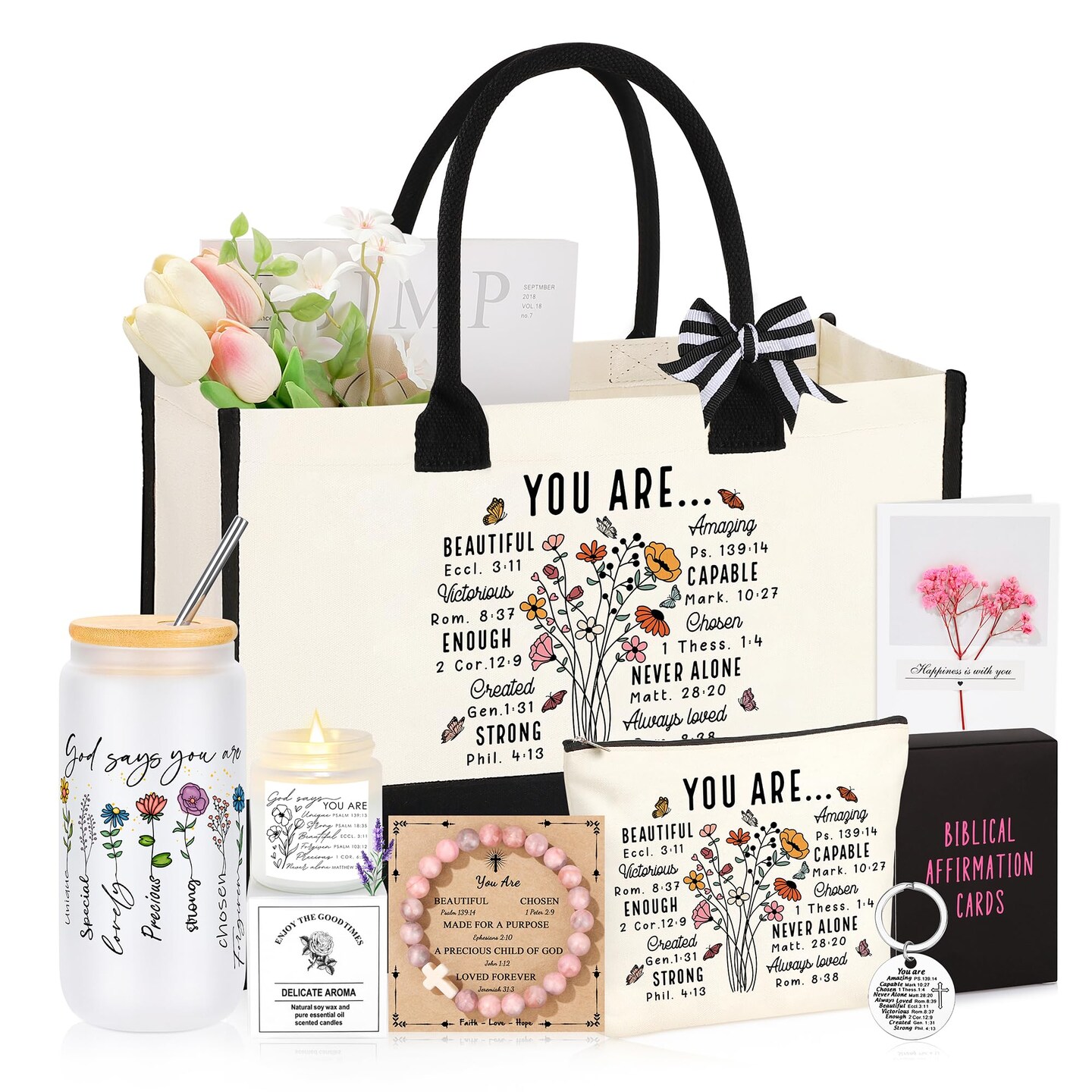 Christian Religious Gifts for Women, Easter Mothers Day Birthday Graduation Gifts for Her Women, Best Friend Sister Mom Christmas Valentines Friendship Faith Ideas Present