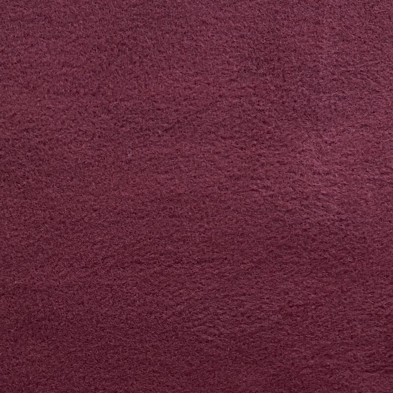Solid Maroon Anti-Pill Fleece Fabric (Medium Weight) | By The Yard