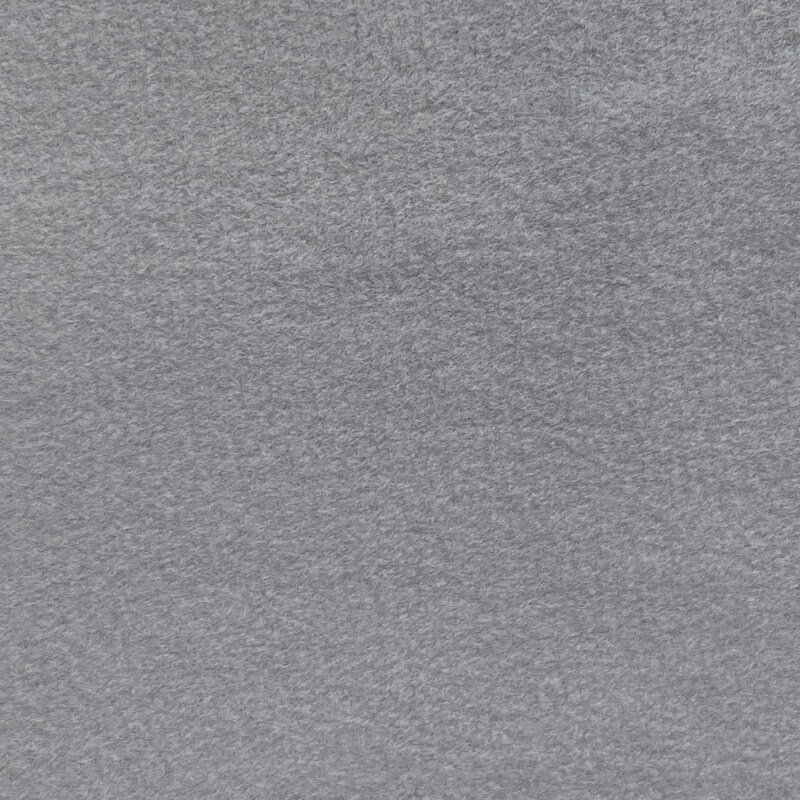 Solid Gray Anti-Pill Fleece Fabric (Medium Weight) | By The Yard