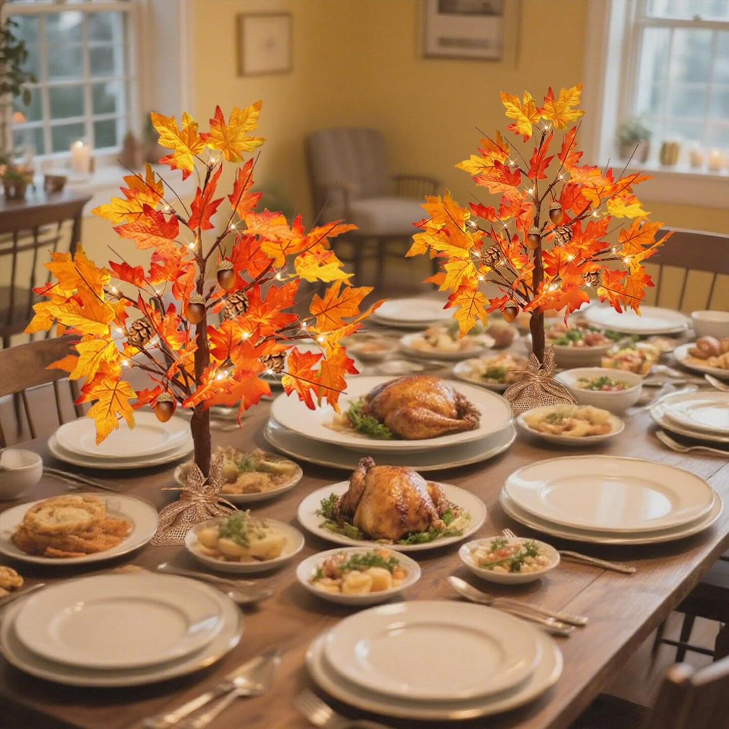 Thanksgiving Decorations Table Indoor Harvest Autumn Decor