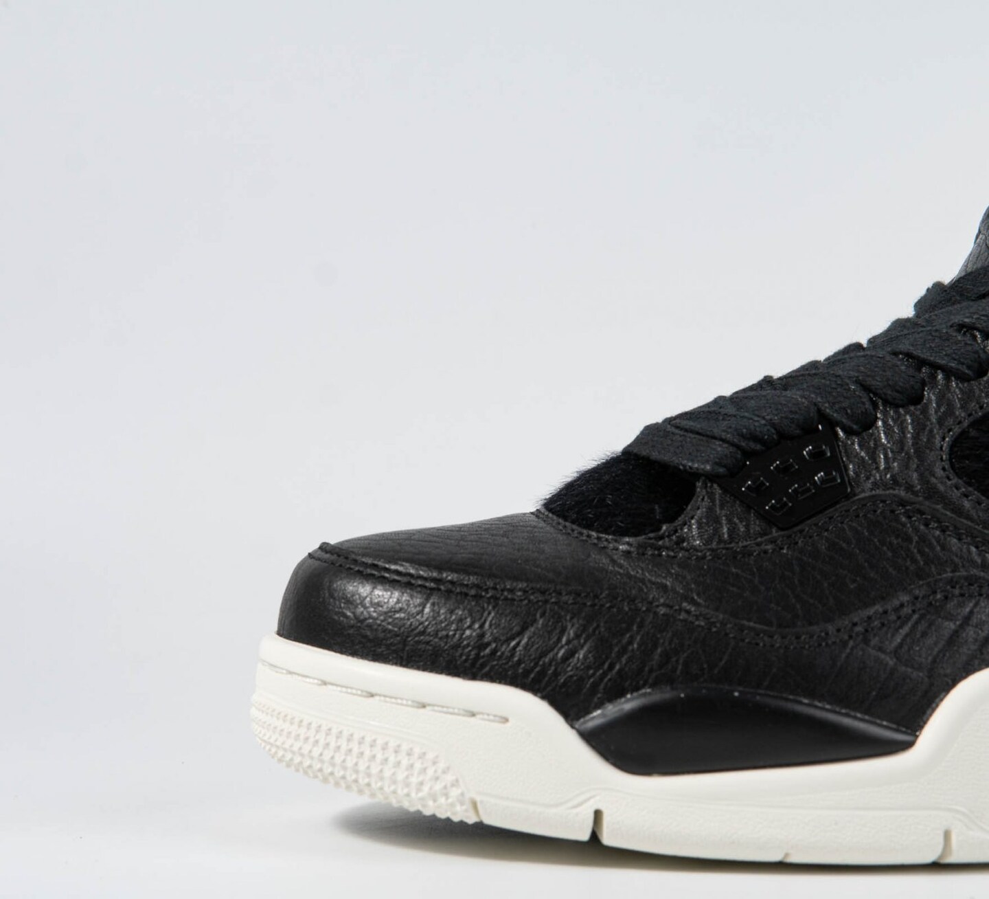 Air Jordan 4 Retro Pony Hair Black Shoes | MakerPlace by Michaels