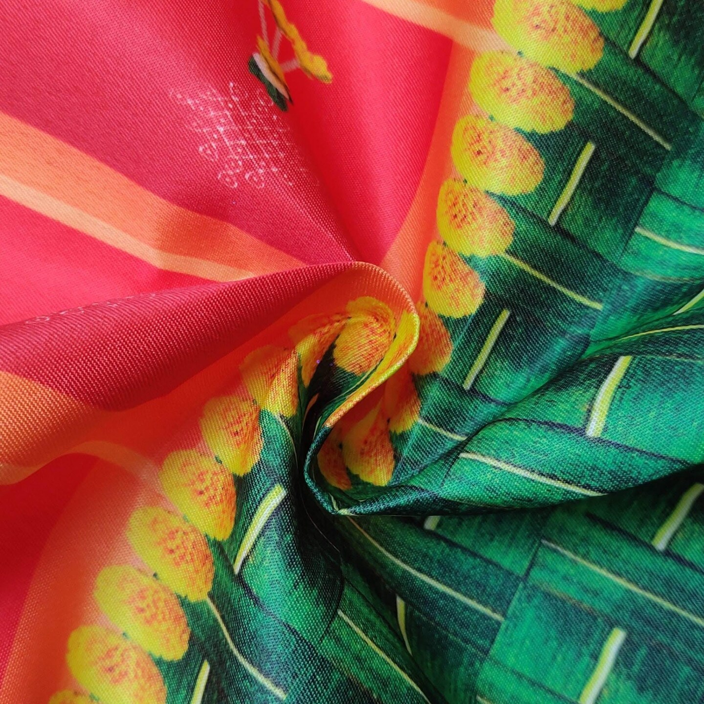 Annaprasana Backdrop 5x8 Feet Indian Traditional Cloth Backdrop Baby Shower Decor Indian Pooja Wall Decor Indian Wall Art Photo Decor Banner Decorative Pooja Cloth Seemantham Favor