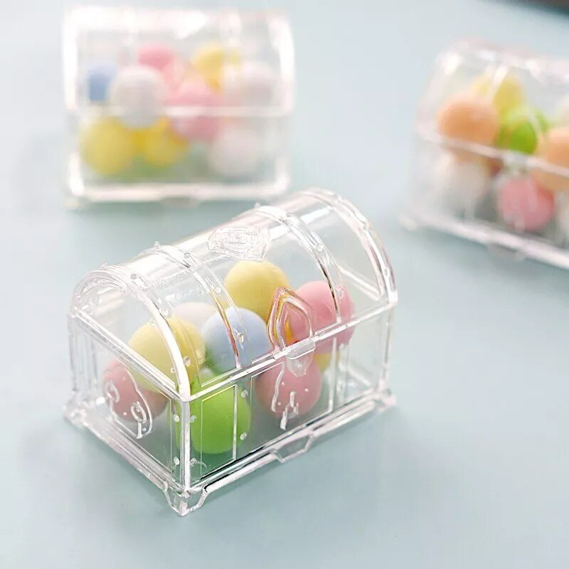 24 pcs 2&#x22; tall Mini Treasure Chests Favor Boxes Wedding Party Events Supplies