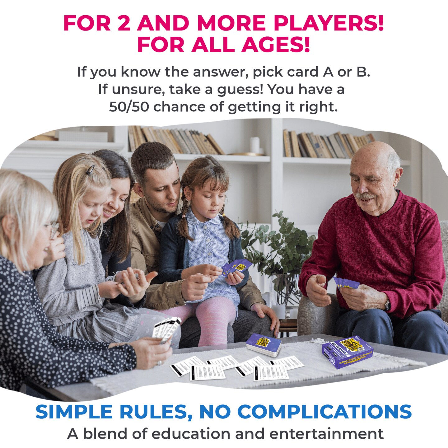 QUOKKA History Trivia Family Game - Card Board Game for Kids Ages 8-12 &#x26; Adults - Educational Questions | Easy to Learn | Fast Paced - Fun Learning Quiz for Road Trip