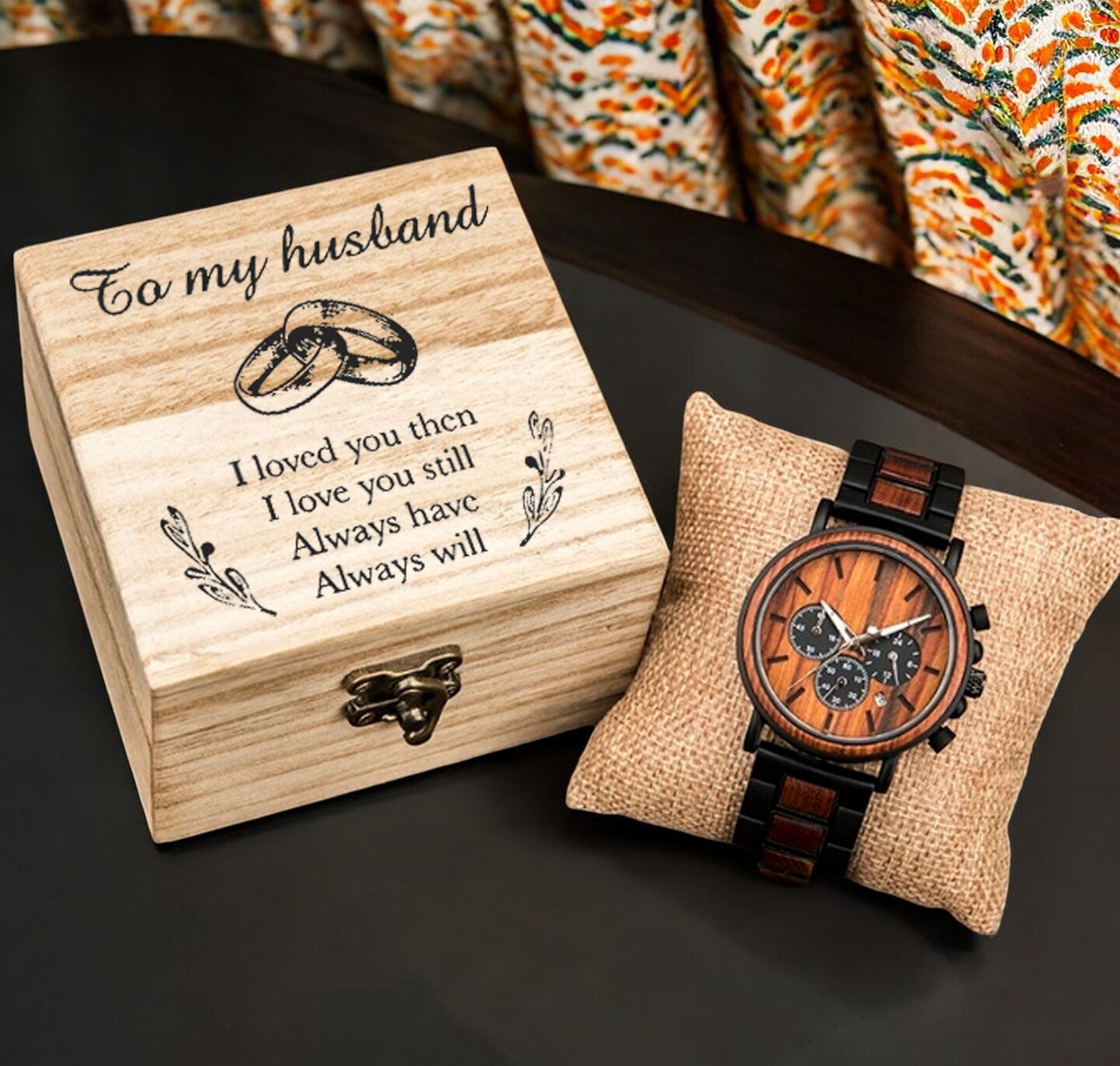 My man wooden watch best sale