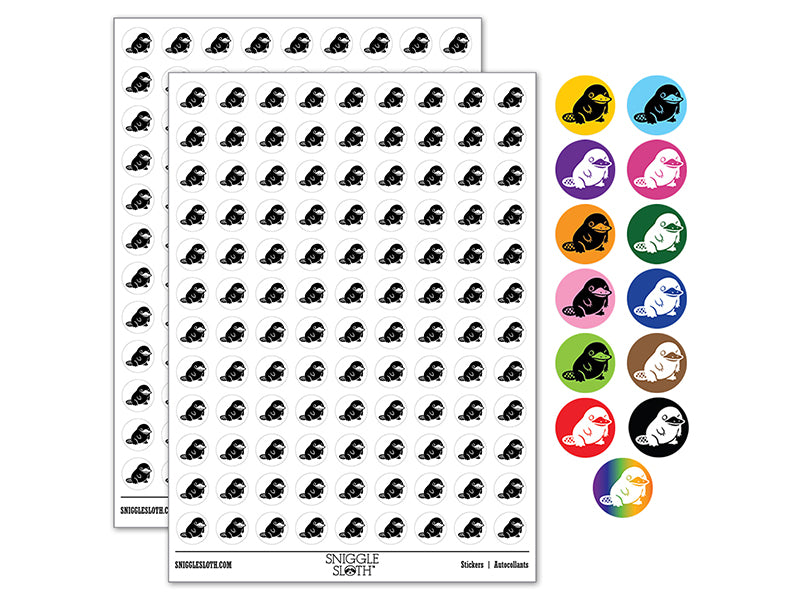 Cute Weird Duck Billed Platypus 200+ 0.50&#x22; Round Stickers
