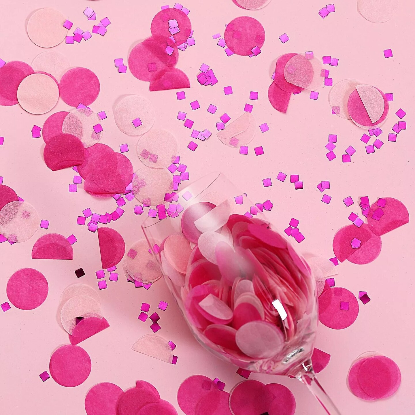 18 g Fuchsia Pink Round Balloon Confetti Dots Party Wedding Favors Decorations