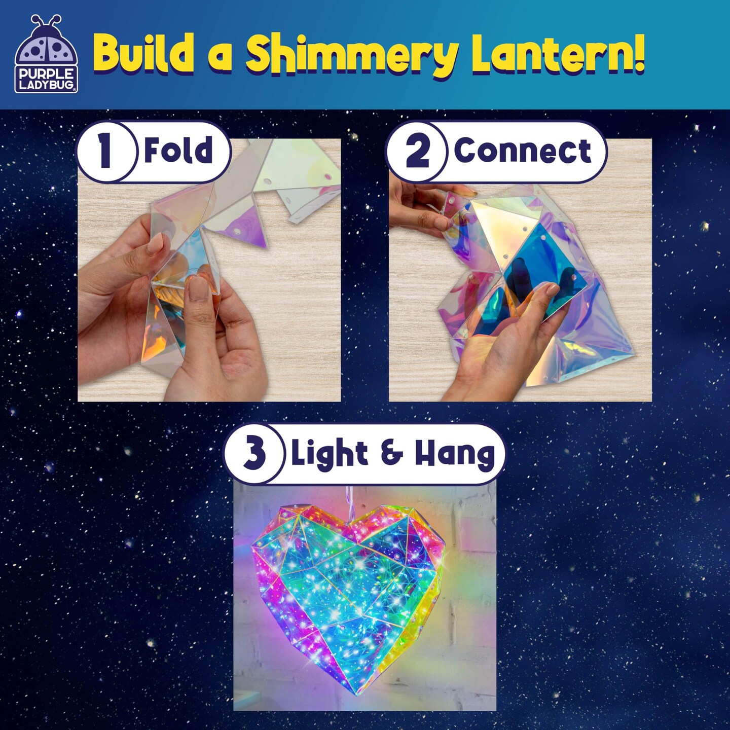 DIY Night Light Kit for Girls 3D Heart Puzzle - Gifts for Girls 8 9 10-12 Years Old Teen Girl, Birthday Gift for Kids 8-12, 3D Light-Up Room Decor, Arts & Crafts Set Mother's Day Craft for Kids